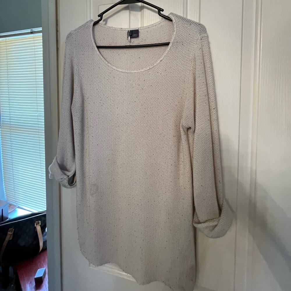 Sparkle & Fade Super cute cream sweater